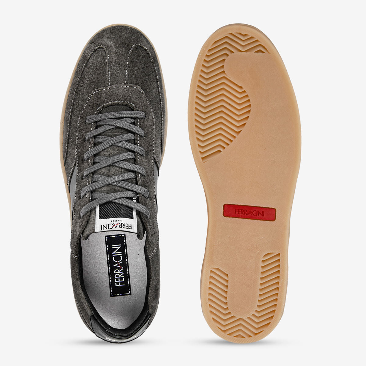 Sneaker Masculino em Camurça Petróleo Ibiza | Ferracini - Image 3
