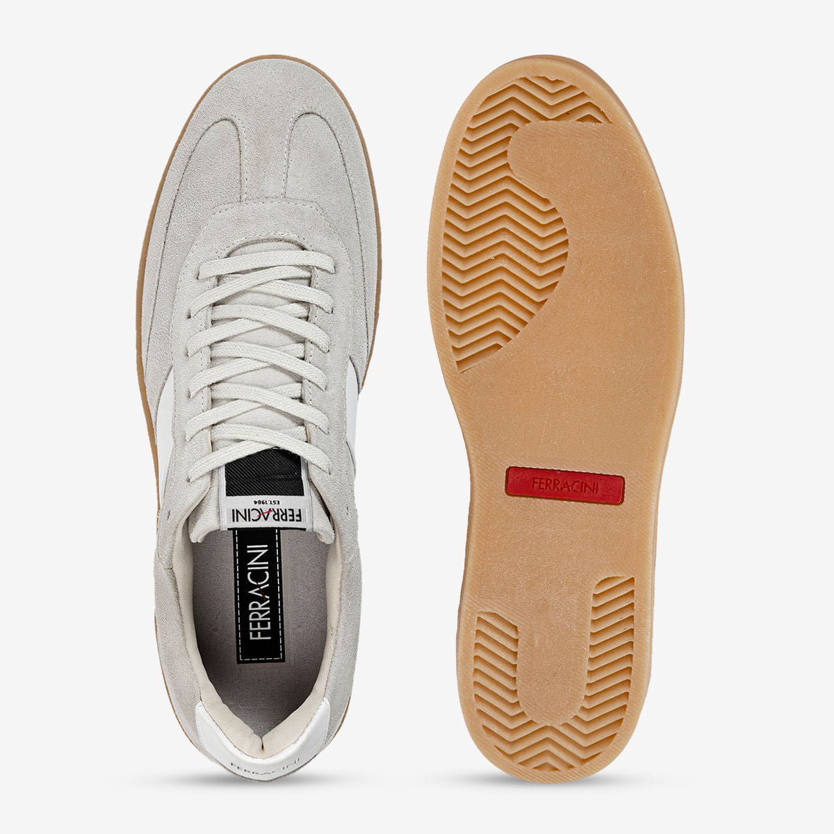 Sneaker Masculino em Camurça Off White Ibiza | Ferracini - Image 3