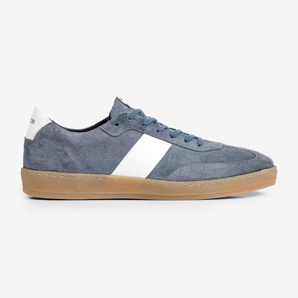 Sneaker Masculino em Camurça Azul Ibiza | Ferracini