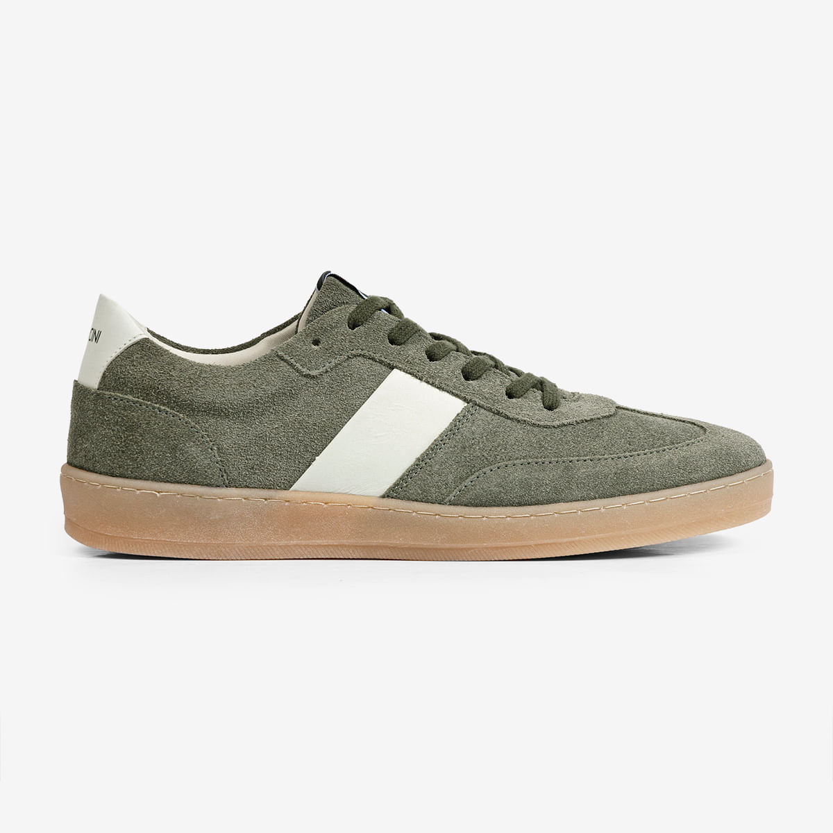 Sneaker Masculino em Camurça Oliva Ibiza | Ferracini