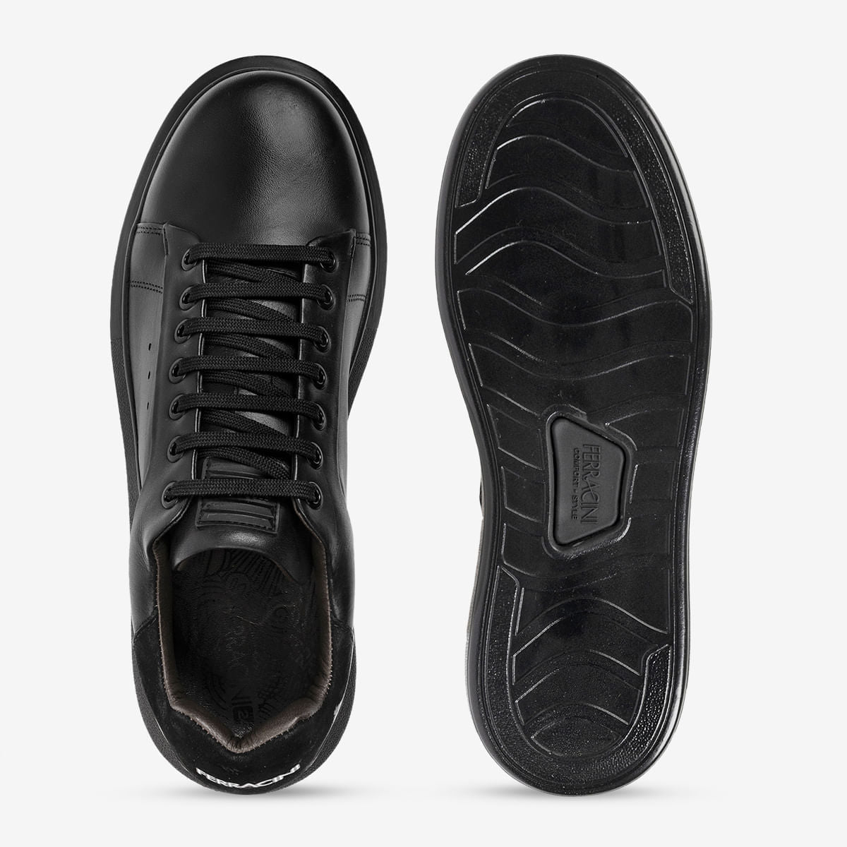 Sneaker Ferracini Masculino Impulse Preto - Image 4