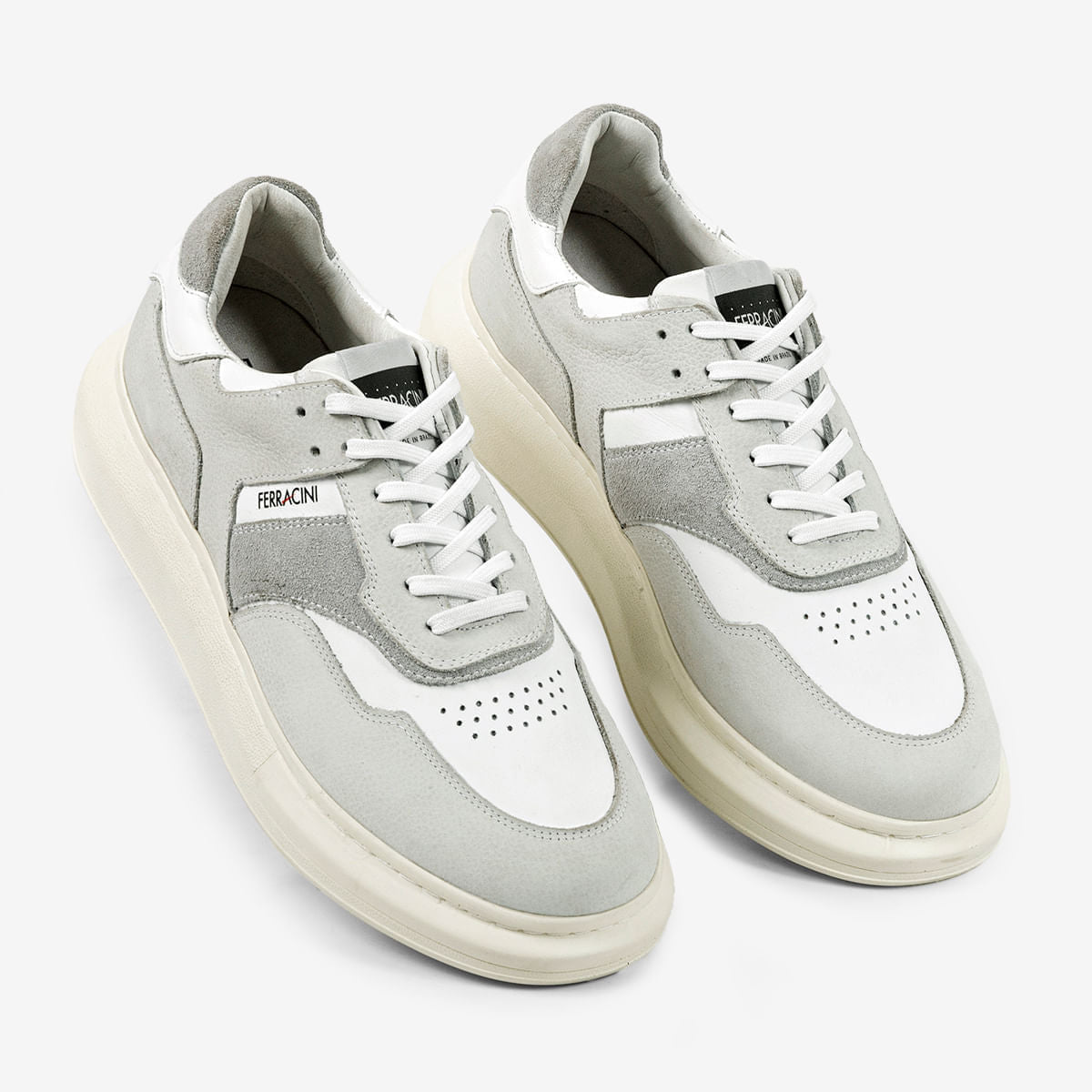Sneaker Masculino de Couro Alvejado Impulse | Ferracini - Image 3