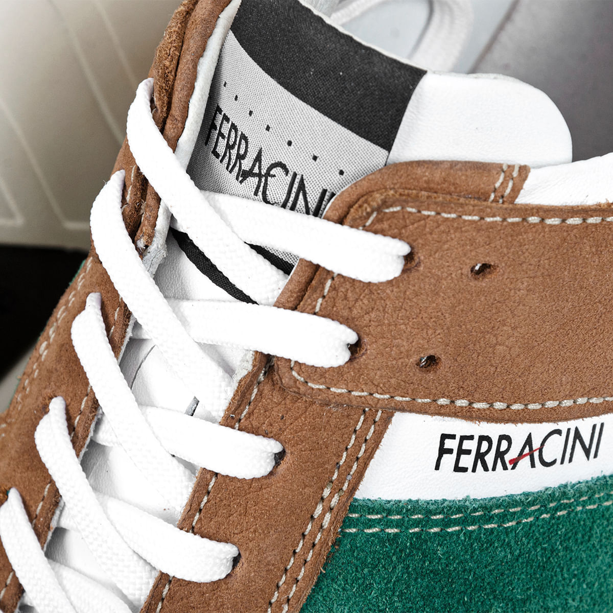 Sneaker Masculino de Couro Caramelo Impulse | Ferracini - Image 5