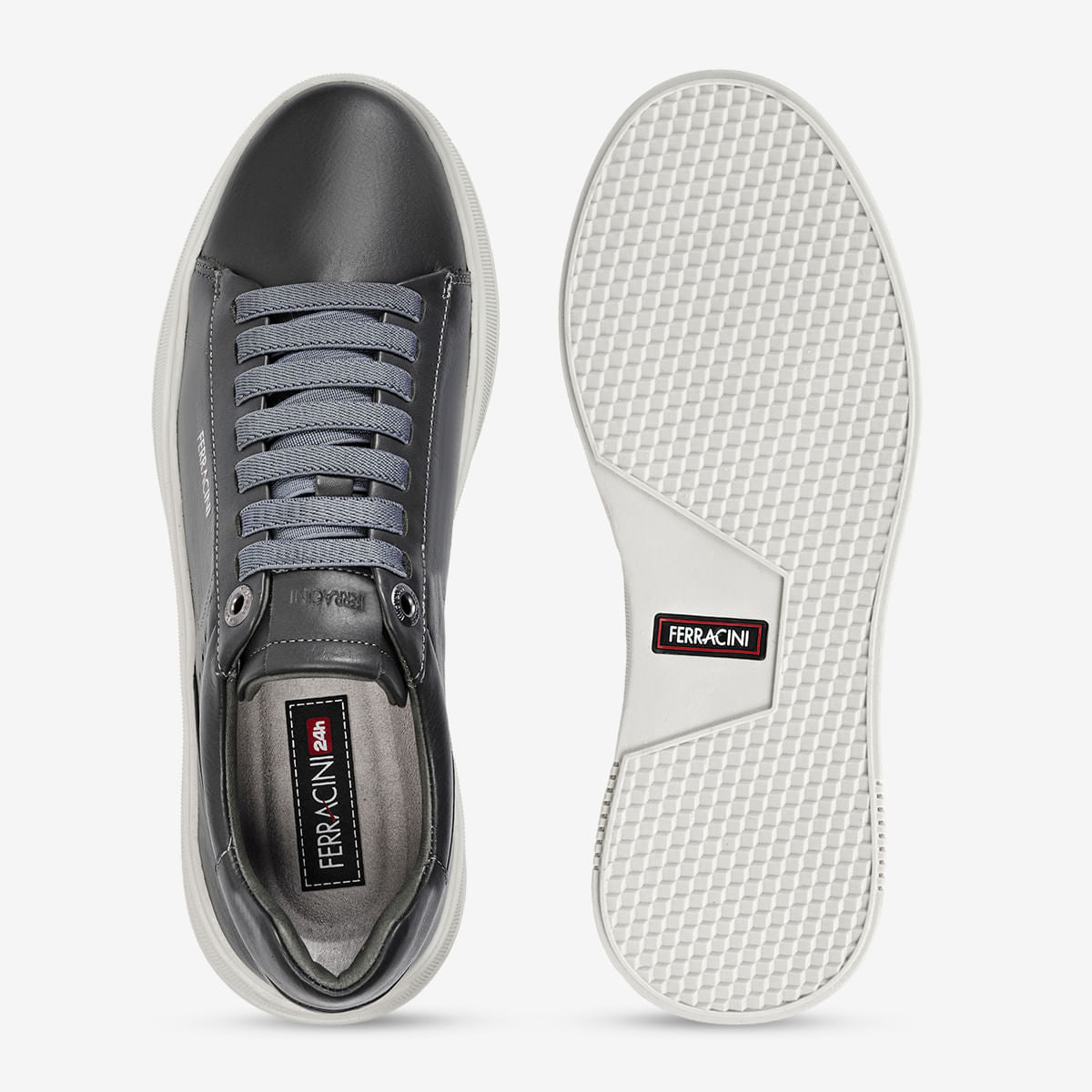 Sneaker Ferracini Masculino Logan Chumbo - Image 3