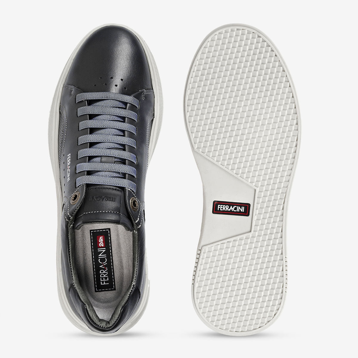 Sneaker Ferracini Masculino Logan Chumbo - Image 3