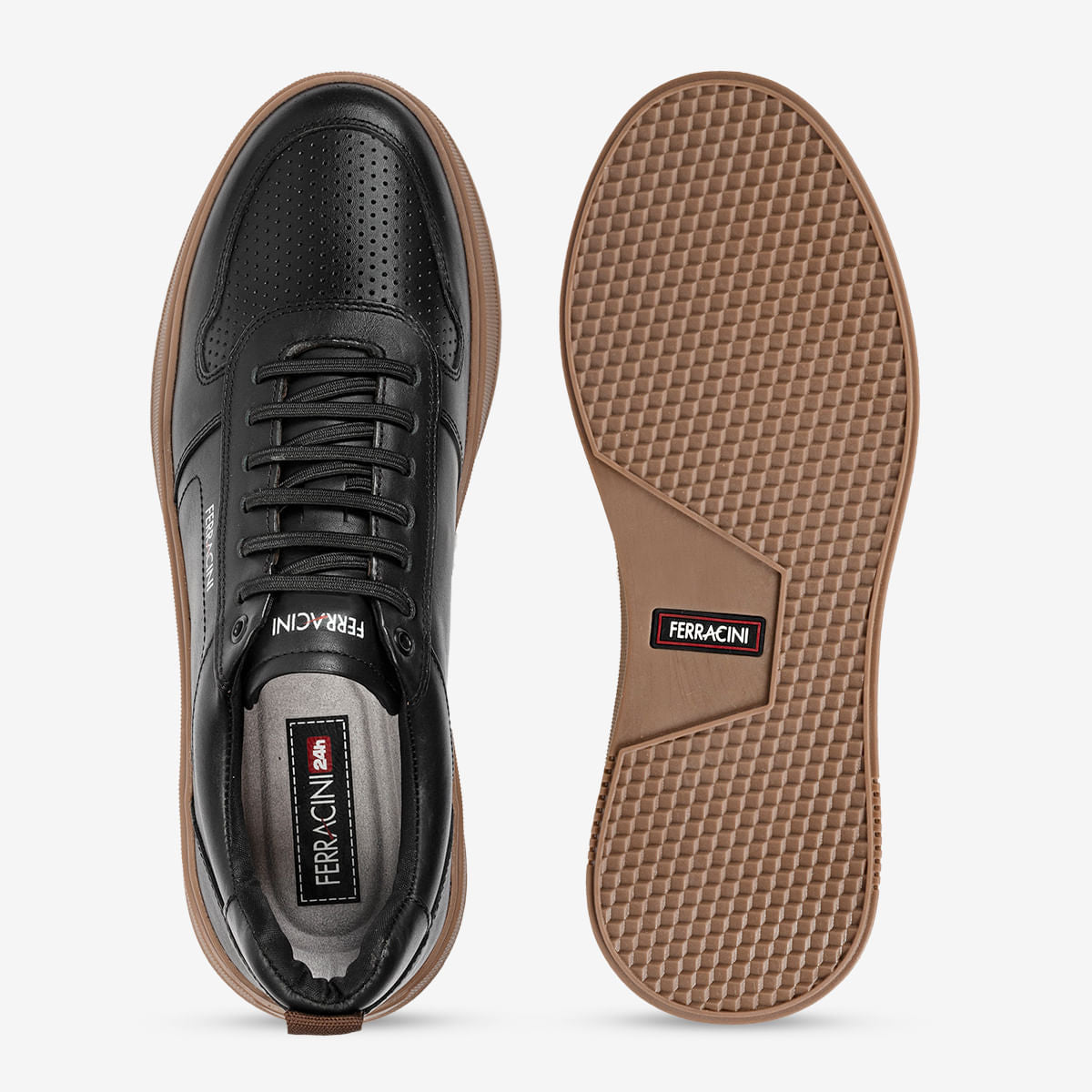 Sneaker Ferracini Masculino Logan Preto - Image 3