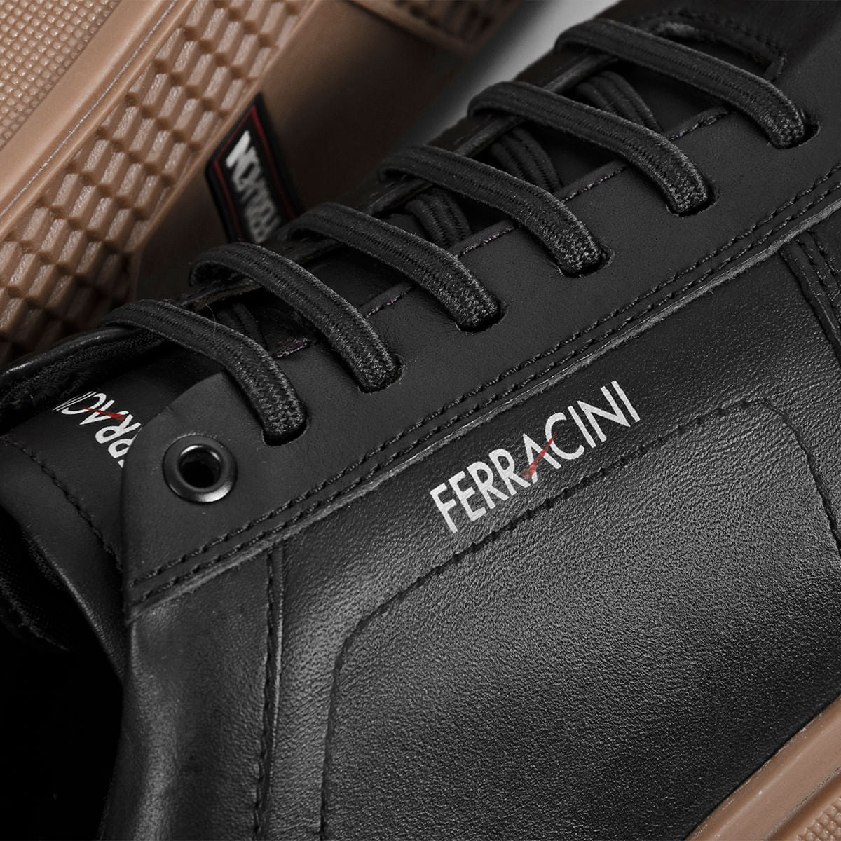 Sneaker Ferracini Masculino Logan Preto - Image 4