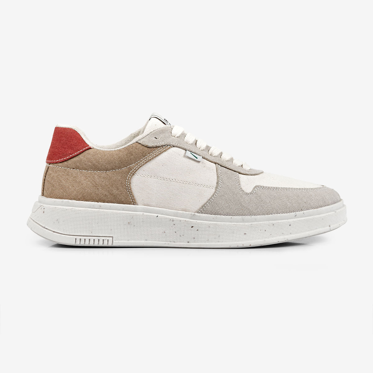 Sneaker Masculino Sustentável Cinza Logan Green | Ferracini
