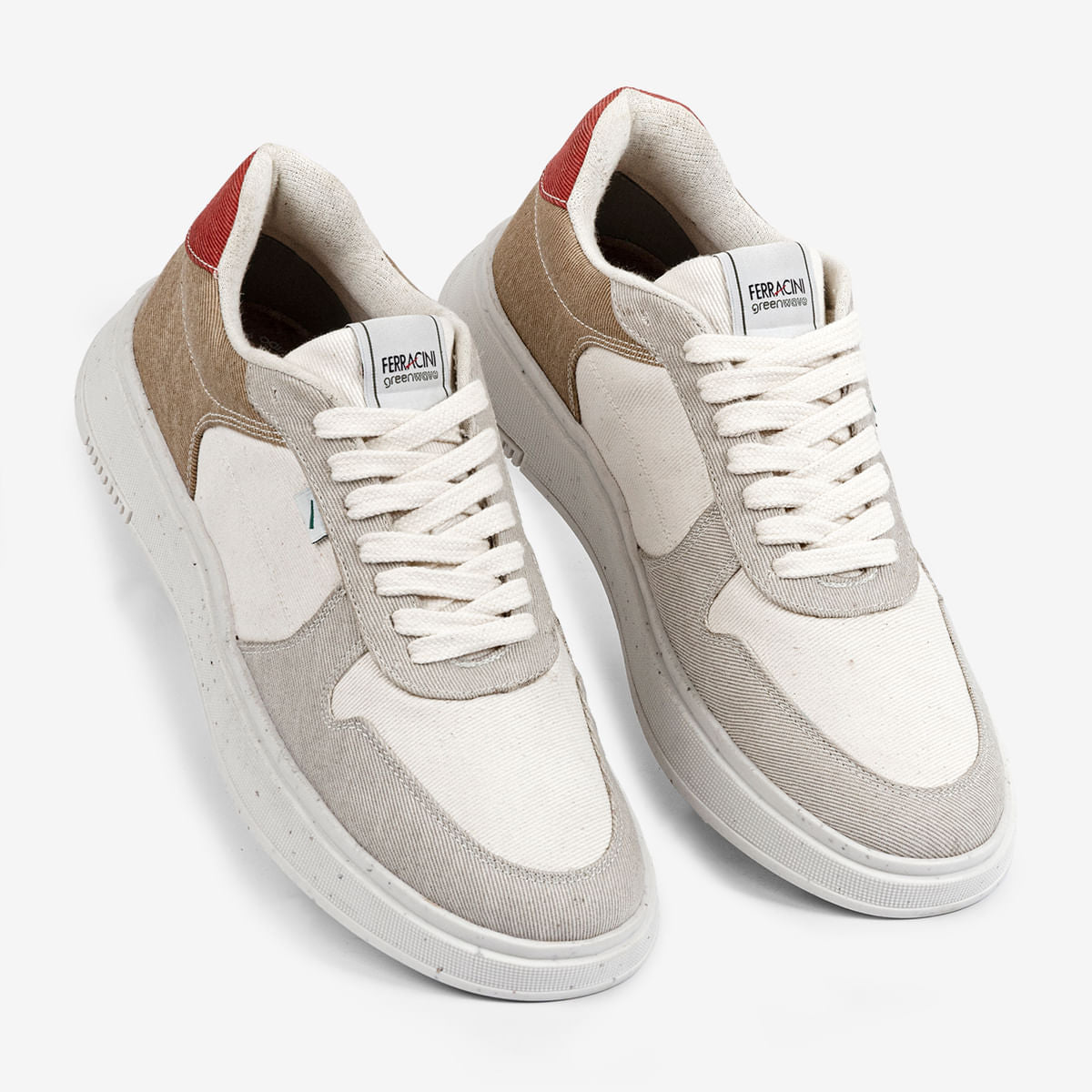Sneaker Masculino Sustentável Cinza Logan Green | Ferracini - Image 2