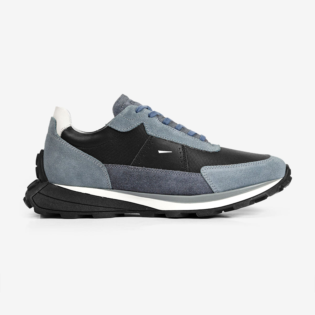 Sneaker Masculino em Camurça Denin Mid | Ferracini