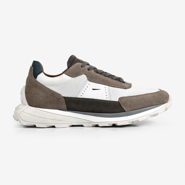 Sneaker Masculino em Camurça Rato Mid | Ferracini