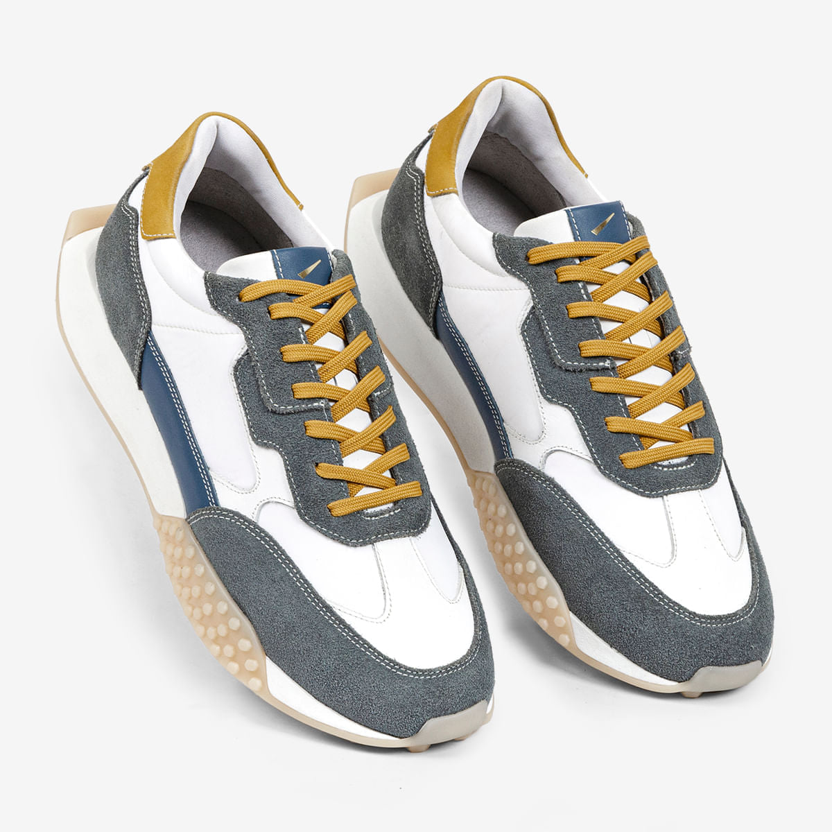 Tênis Sneaker Masculino de Couro Chumbo Racer | Ferracini - Image 3