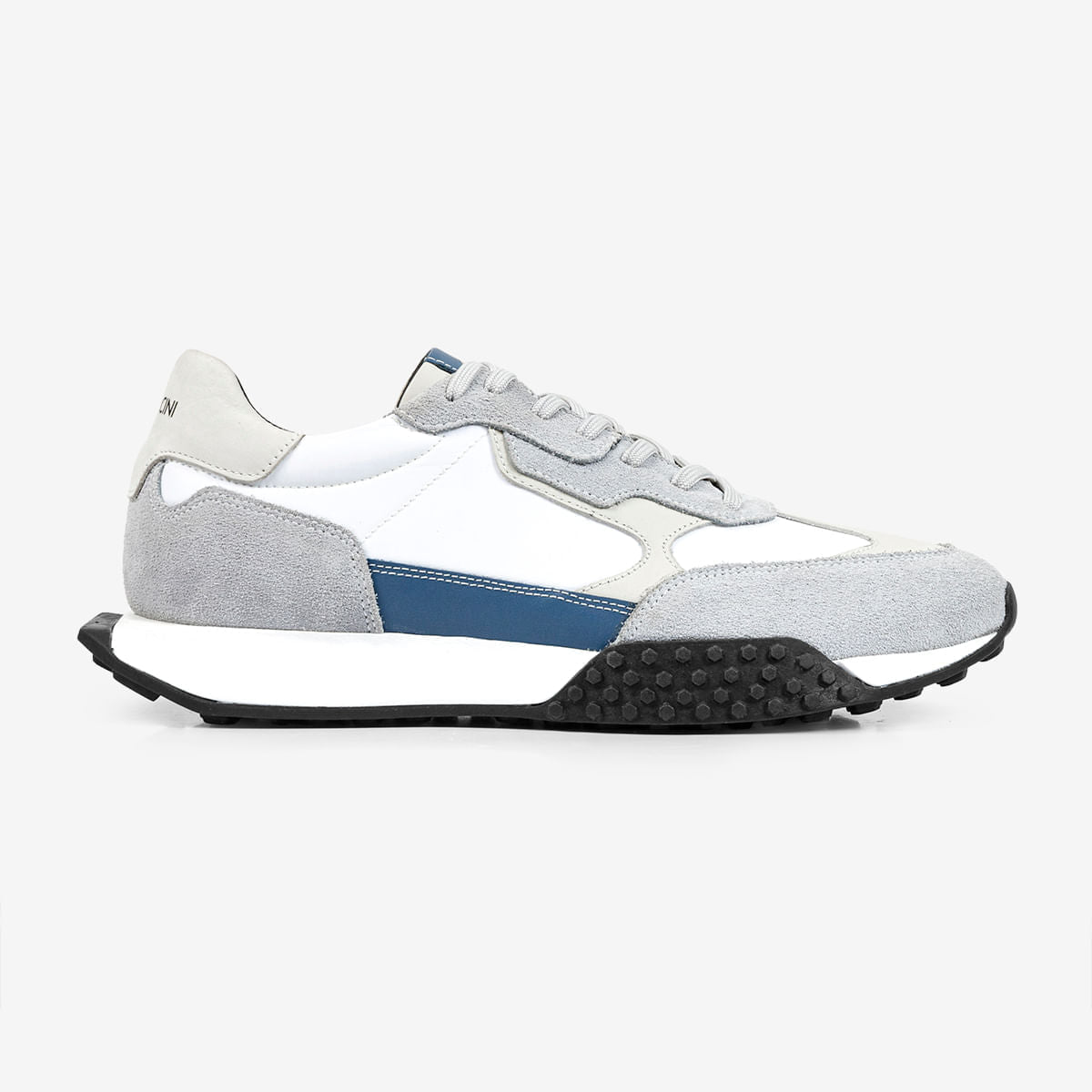 Tênis Sneaker Masculino Cinza Claro Racer | Ferracini