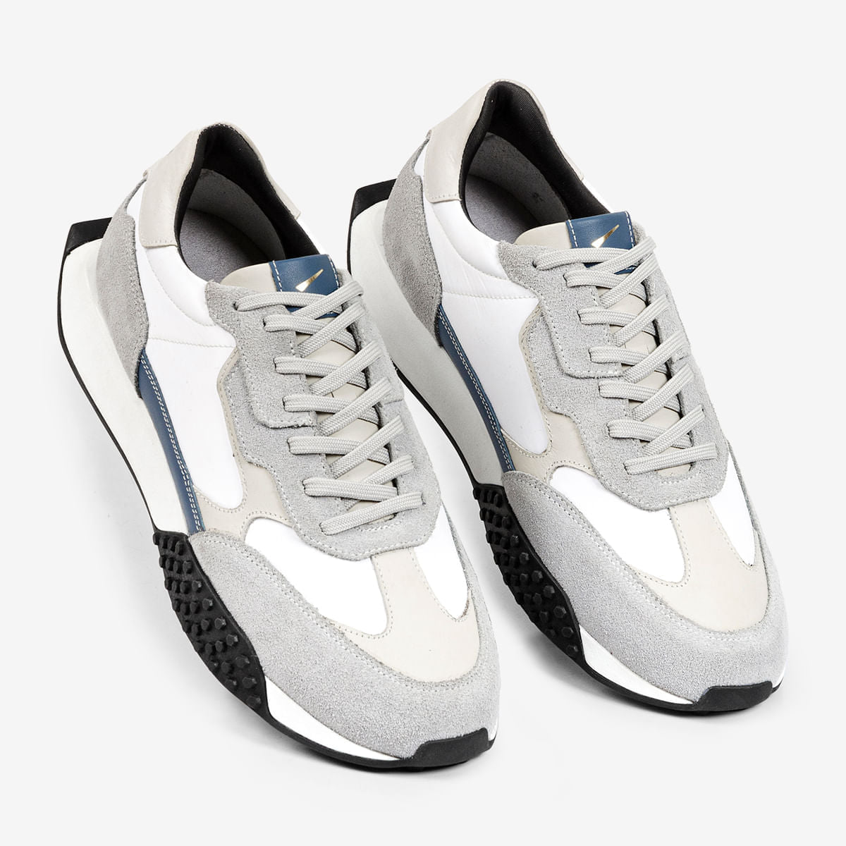 Tênis Sneaker Masculino Cinza Claro Racer | Ferracini - Image 3