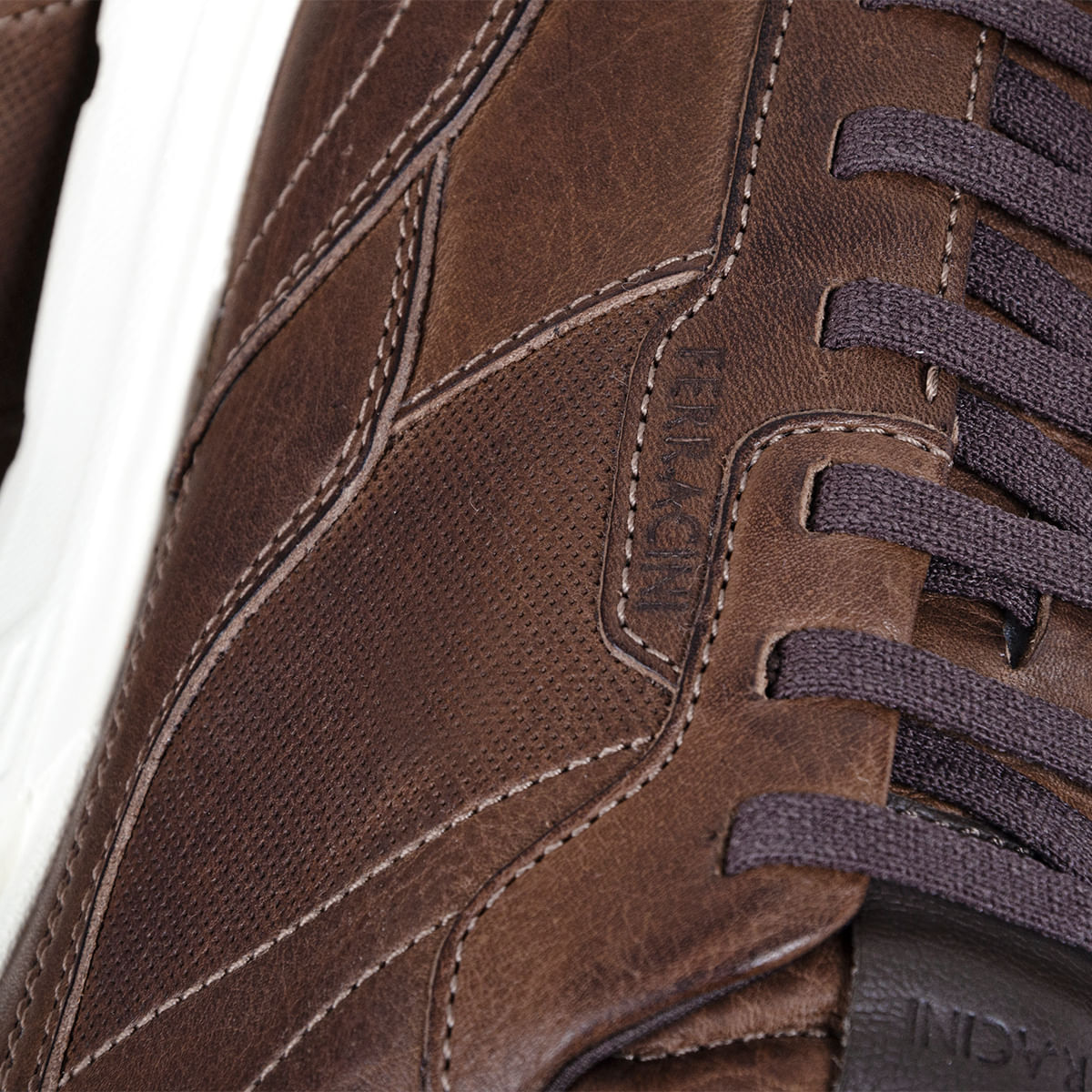 Sneaker Masculino de Couro Tabaco Speed | Ferracini - Image 5