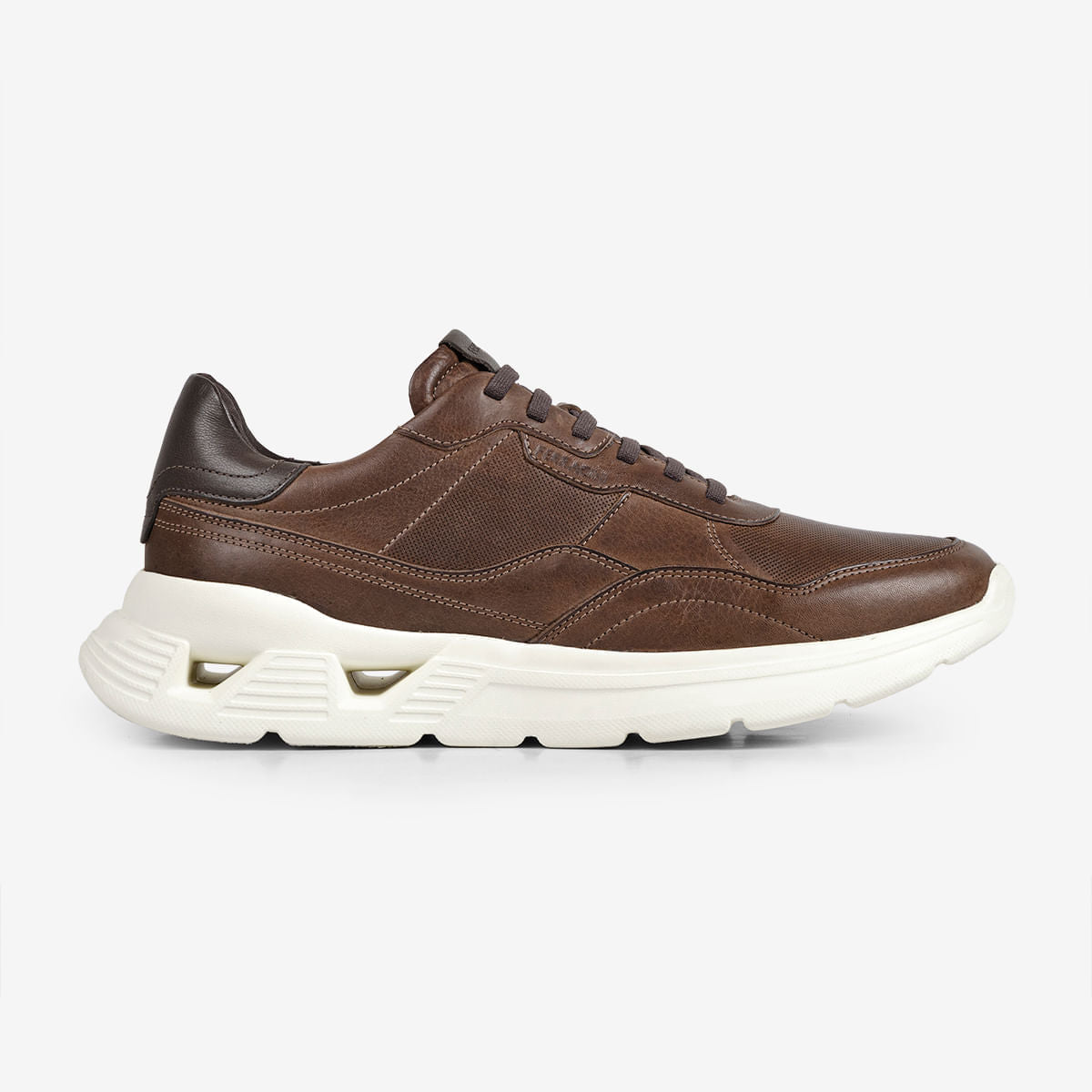 Sneaker Masculino de Couro Tabaco Speed | Ferracini