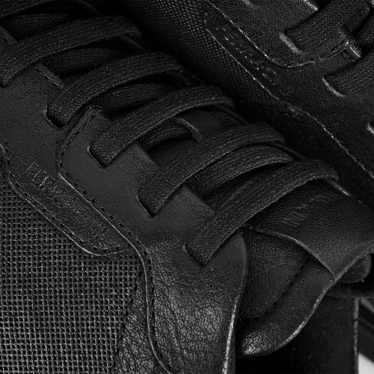 Sneaker Masculino de Couro Preto com Sola Preta Speed | Ferracini - Image 5