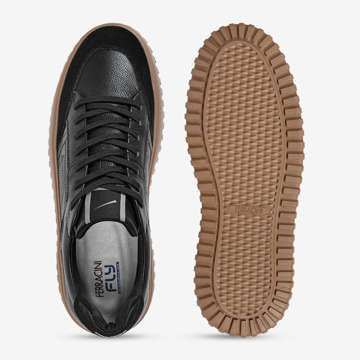 Sneaker Masculino de Couro Preto Still - Image 4