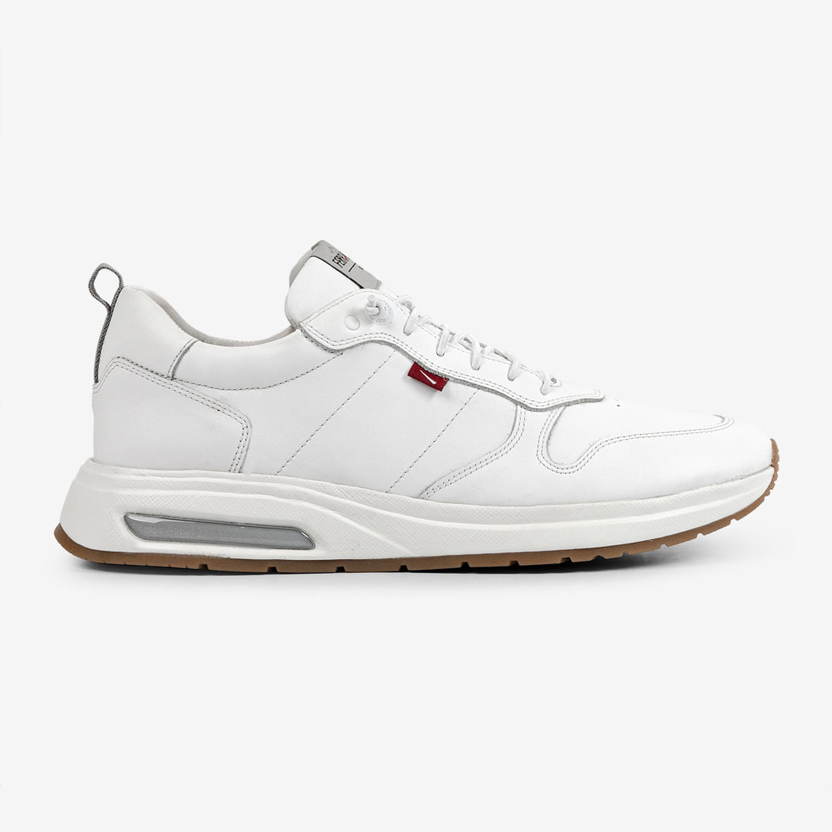 Sneaker Masculino de Couro Vyper Branco | Ferracini