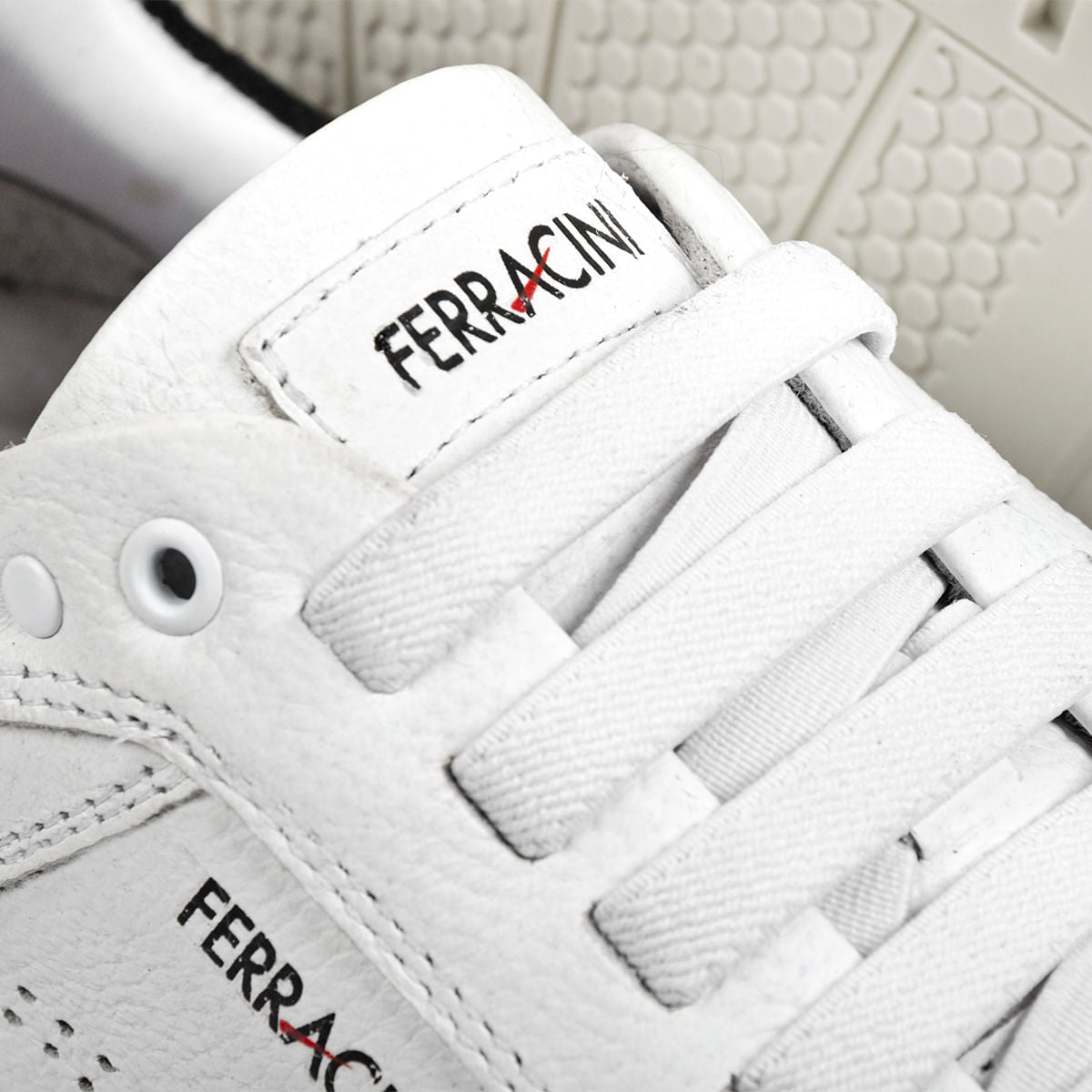 Tênis Masculino de Couro Branco City | Ferracini - Image 4