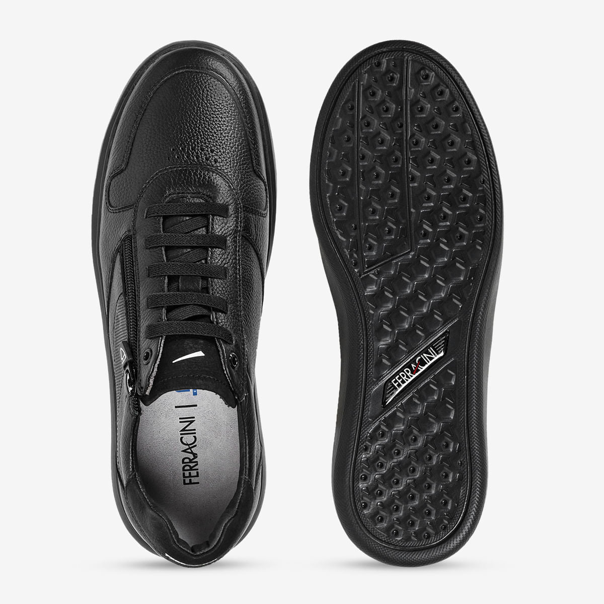Tênis Masculino em Couro e Solado Preto Marvin | Ferracini - Image 3