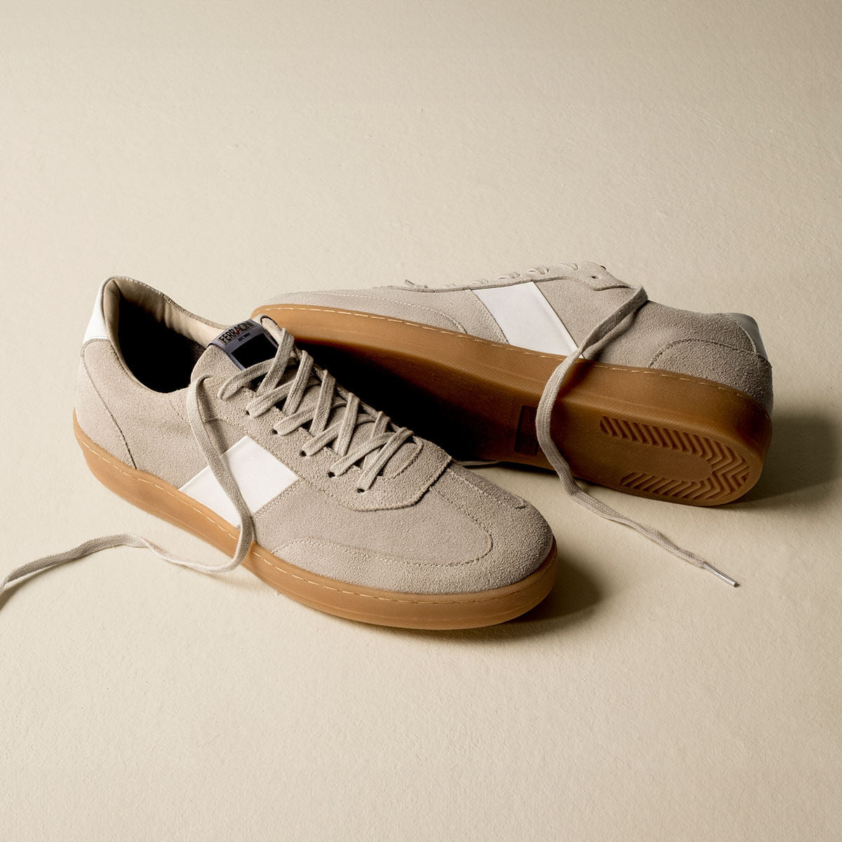 Sneaker Masculino em Camurça Off White Ibiza | Ferracini - Image 2